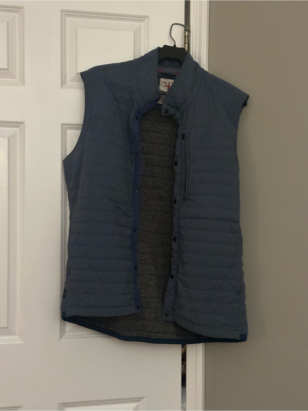 Men’s Relwen Light Blue Quilted Men's Vest - Sleeveless Jacket